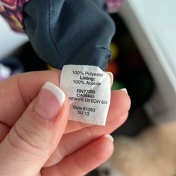 J. Crew Paisley Medallion Dress Sweetheart Neckline Purple Summer Spring 2 - Picture 6 of 8